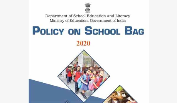 Ministry of Education release 'Policy On School Bag 2020'